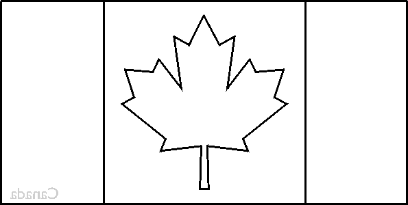 Canada Flags Coloring Pages