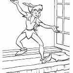 Tinkerbell Peter pan coloring pages