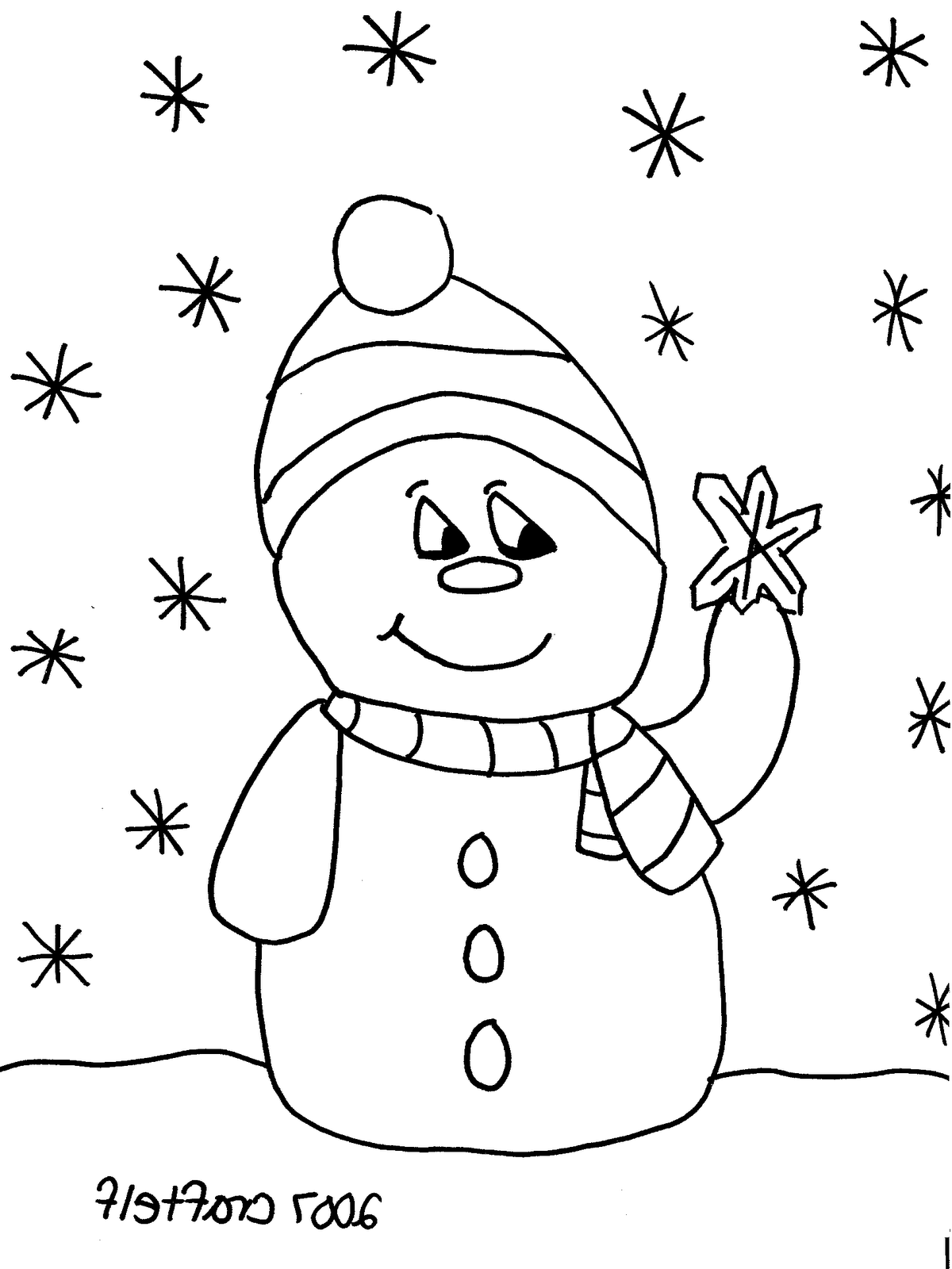Free Pribtable Christmas Coloring Pages