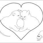 Cat Mouse Coloring Pages