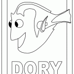 Color Dory page, Nemo coloring pages