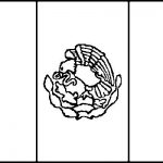 Mexico Flags Coloring Pages