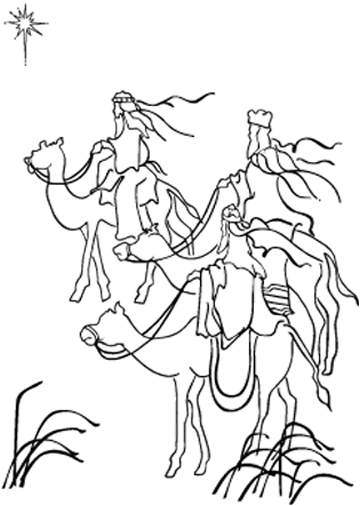 Disney Coloring Page Camels