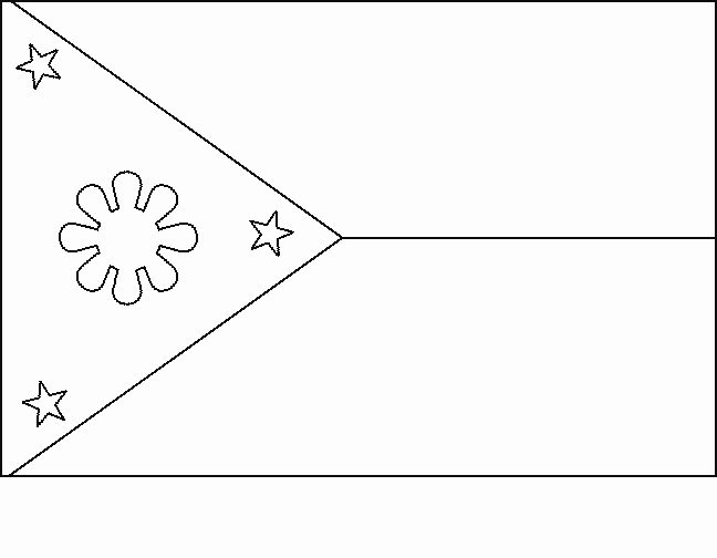 Philippines Flags Coloring Pages