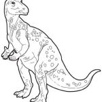 iguanodon coloring page