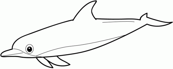 Disney Whale Colouring Page