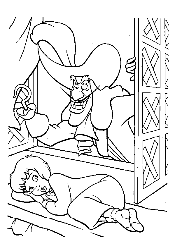 Peter pan and Tinkerbell coloring page Disney – Disney Coloring Pages