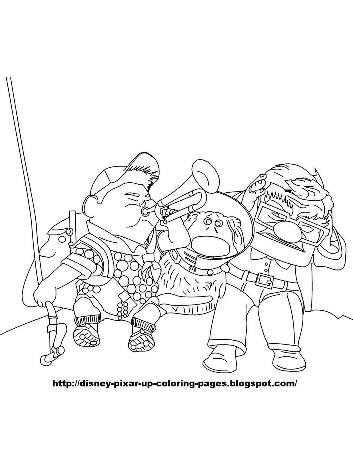 Pixar up coloring pages