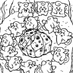 Pokemon clefairy coloring pages