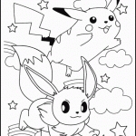 Pokemon pikachu coloring pages