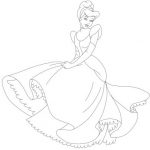 Princess coloring pages Cinderella