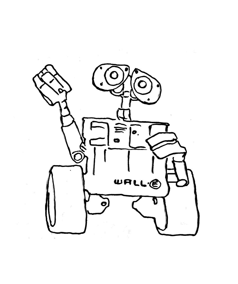 Wall-e coloring pages